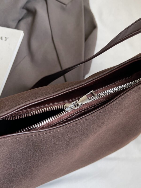 Suede Adjustable Strap Shoulder Bag - Image 4