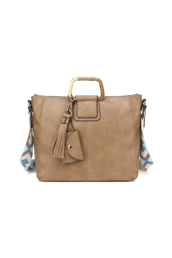 RING HANDLE SATCHEL WITH GUITAR STRAP - Image 9