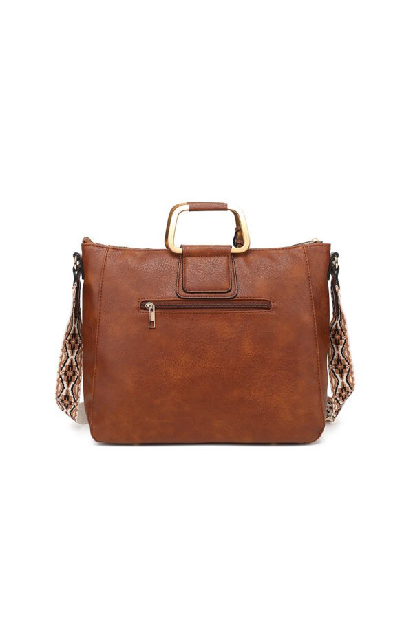 RING HANDLE SATCHEL WITH GUITAR STRAP - Image 4