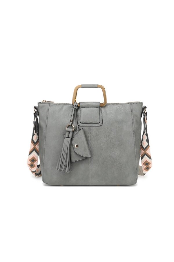 RING HANDLE SATCHEL WITH GUITAR STRAP - Image 8