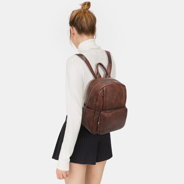 LARGE BACKPACK WITH FRONT AND SIDE POCKETS - Image 9