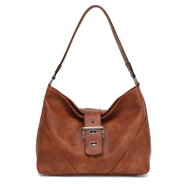 SLOUCHY HOBO WITH BUCKLE TAB OVER - Image 6