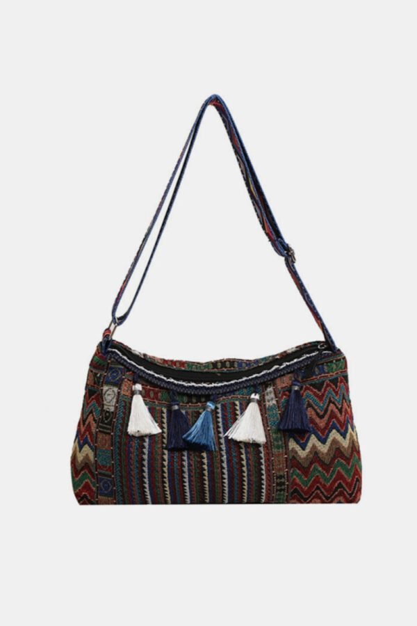 Tassel Adjustable Strap Shoulder Bag - Image 16