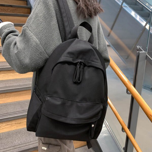 Zip Cotton Backpack Bag - Image 11