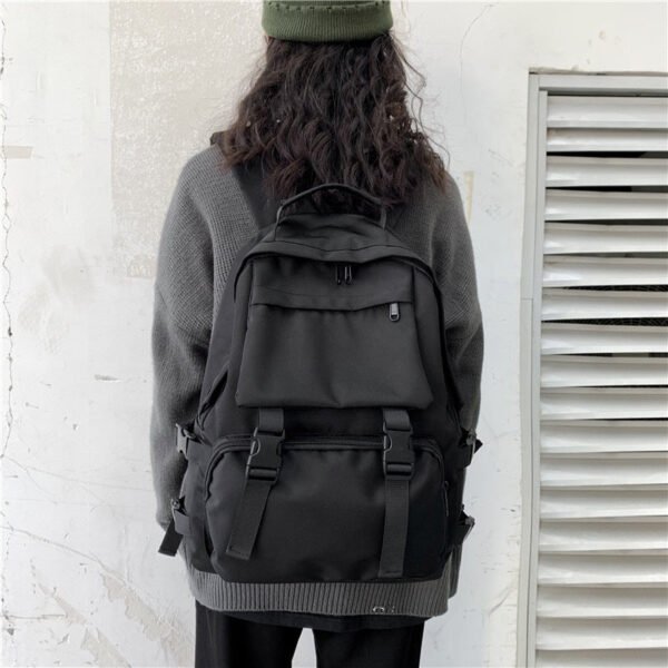 Oxford Cloth Adjustable Straps Backpack Bag - Image 5