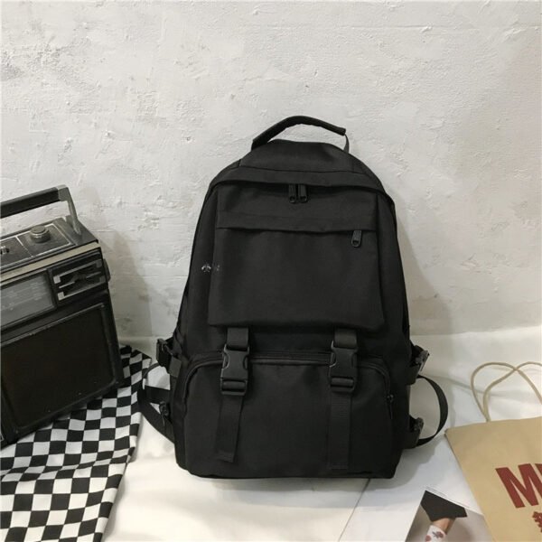 Oxford Cloth Adjustable Straps Backpack Bag - Image 2