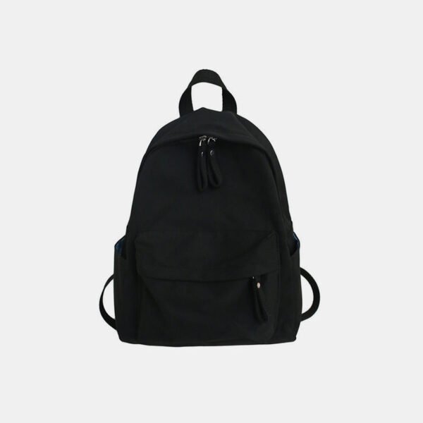 Zip Cotton Backpack Bag - Image 10