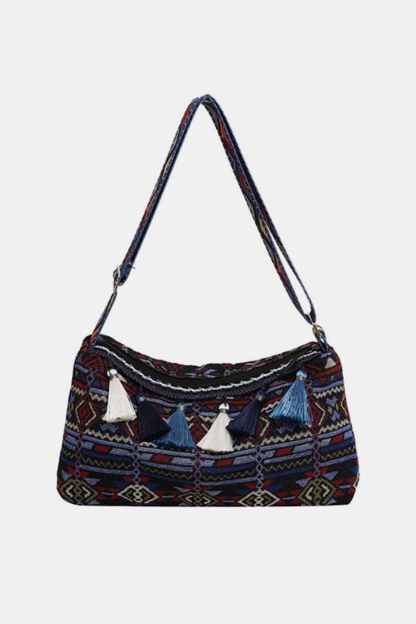 Tassel Adjustable Strap Shoulder Bag - Image 14