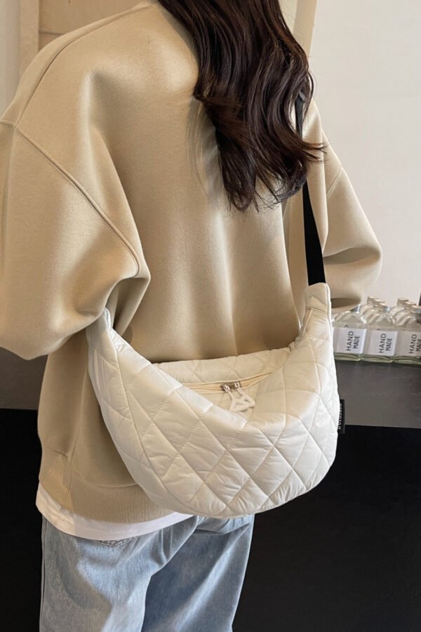 Quilted Adjustable Strap Crossbody Bag - Image 23