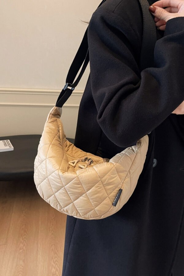 Quilted Adjustable Strap Crossbody Bag - Image 2