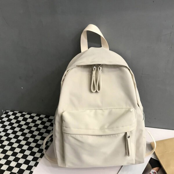 Zip Cotton Backpack Bag - Image 8